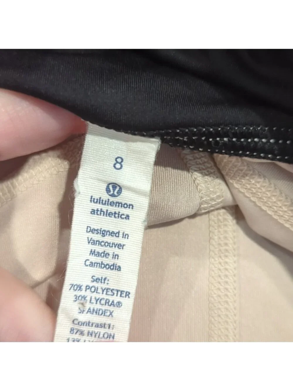 Lululemon Run: Top Speed Crop ace spotted grain